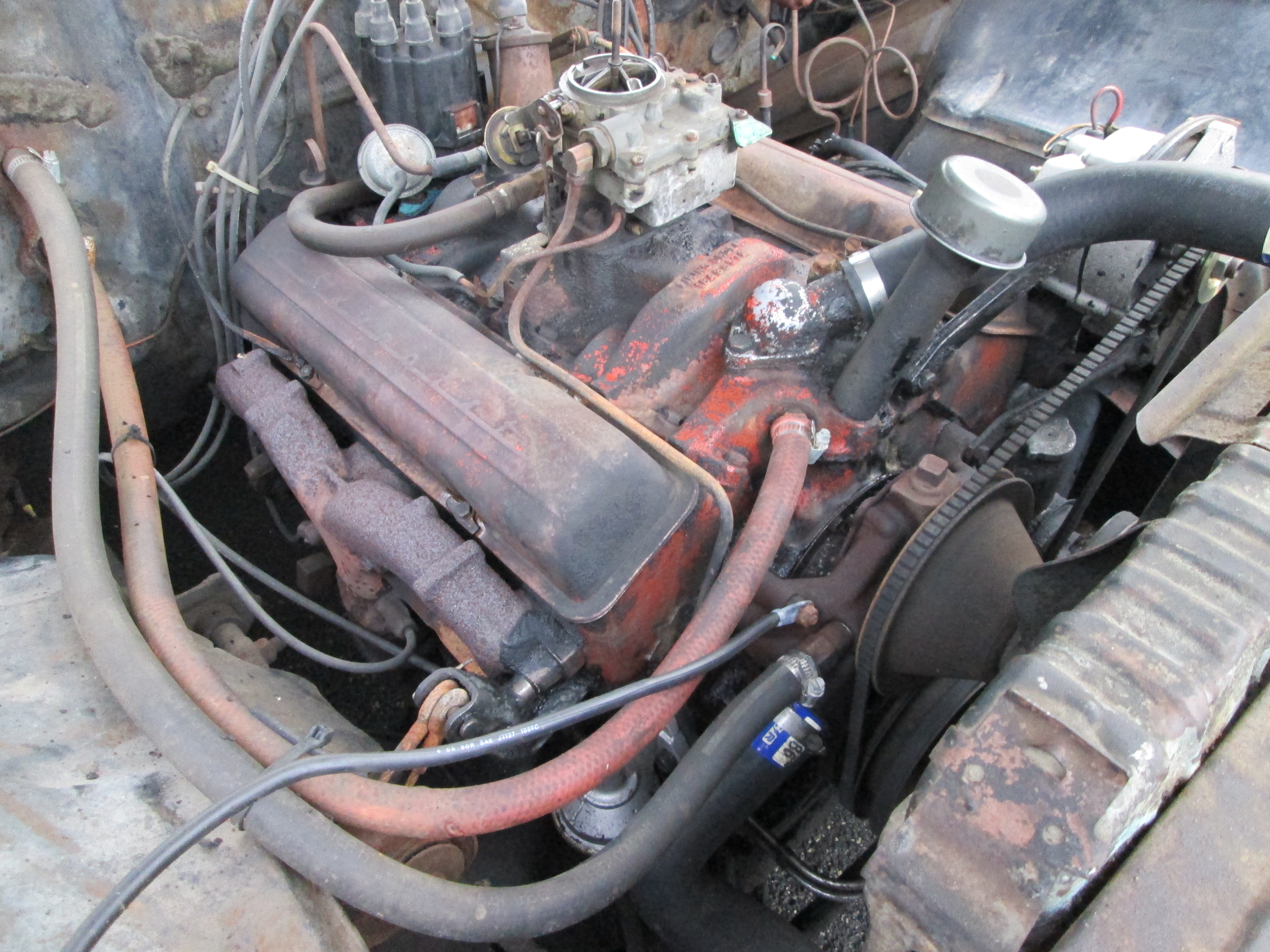 Cleaner engine. Definetely going to replace the hoses
